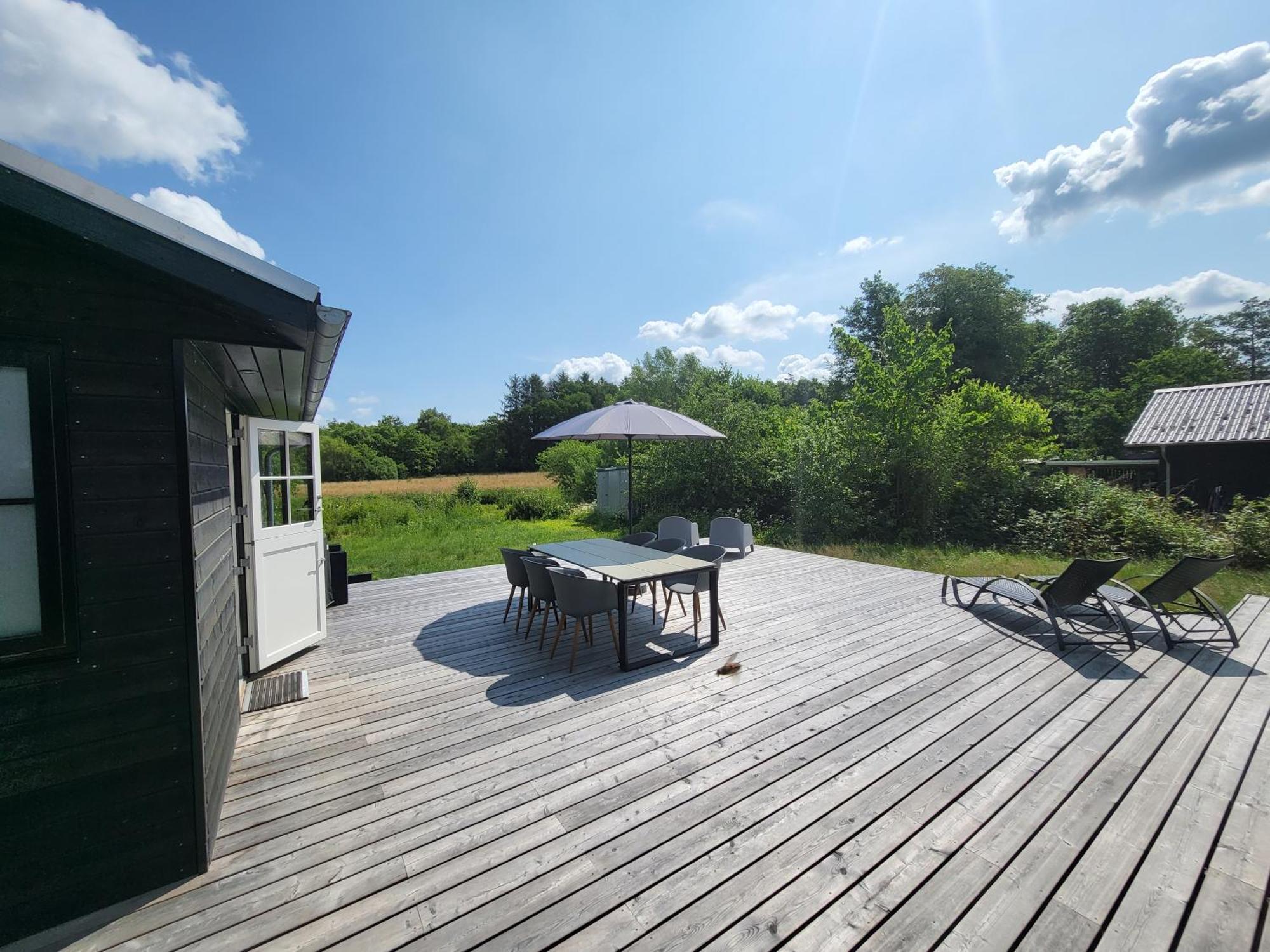 Sommerhus Ved Mosso Med Sokig Skanderborg Exteriör bild