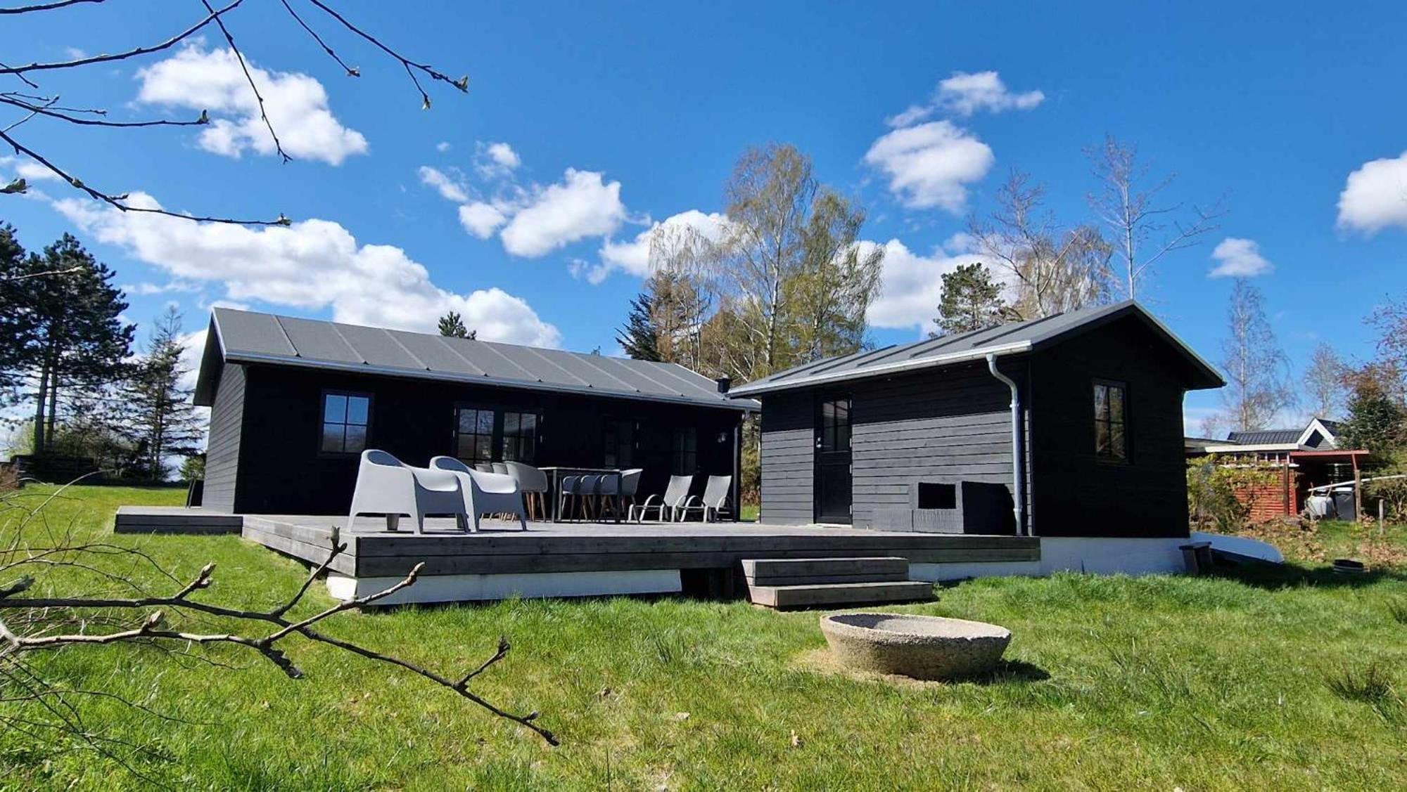 Sommerhus Ved Mosso Med Sokig Skanderborg Exteriör bild